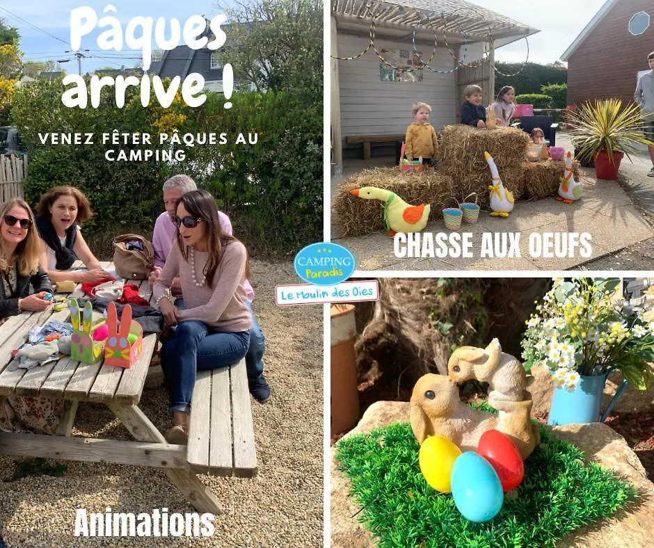 Camping Paradis Le Moulin Des Oies Belz